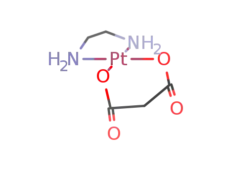 Molecular Structure of 41666-77-7 (Platinum,(1,2-ethanediamine-kN1,kN2)[propanedioato(2-)-kO1,kO3]-, (SP-4-2)-)