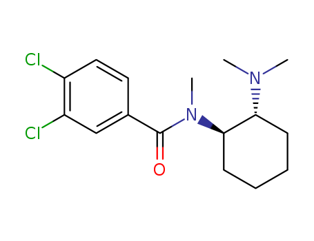 82657-23-6,U-47700,3,4-dichloro-N-((1R,2R)-2-(dimethylamino)cyclohexyl)-N-methylbenzamide;Benzamide, 3,4-dichloro-N-[2-(dimethylamino)cyclohexyl]-N-methyl-, trans-;