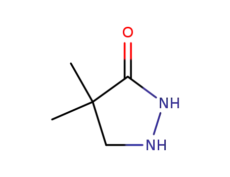 Molecular Structure of 2941-18-6 (5,5-dimethylpyrazolidin-3-one)
