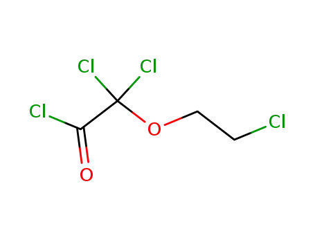 Molecular Structure of 98020-30-5 (dichloro-(2-chloro-ethoxy)-acetyl chloride)