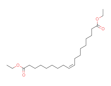Molecular Structure of 80060-80-6 (diethyl (Z)-9-octadecene-1,18-dioate)