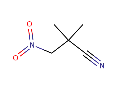 Molecular Structure of 114583-17-4 (α-(nitromethyl)isobutyronitrile)
