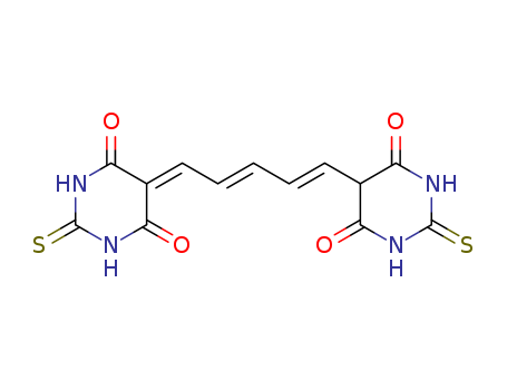 5-[5-(4-hydroxy-6-oxo-2-sulfanylidene-3H-pyrimidin-5-yl)penta-2,4-dienylidene]-2-sulfanylidene-1,3-diazinane-4,6-dione