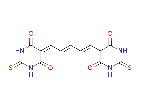Molecular Structure of 63811-40-5 (1-(4-OXO-6-HYDROXY-2-THIOXO-2,3,4,5-TETRAHYDRO-PYRIMIDO-5-YLIDEN)-5-(4,6-DIOXO-2-THIOXO-HEXAHYDRO-PYRIMIDO-5-YL)-PENTADIENE-2,4)