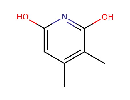 Molecular Structure of 84540-47-6 (2,6-Dihydroxy-3,4-dimethylpyridine)