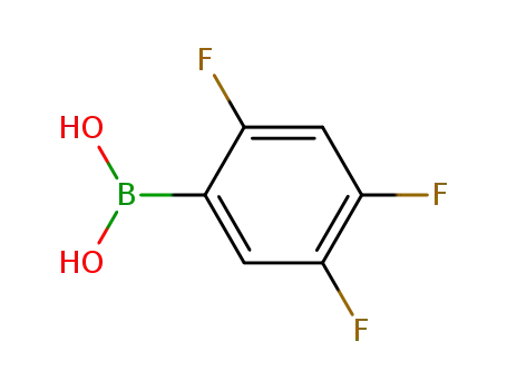 Molecular Structure of 247564-72-3 (2,4,5-Trifluorophenylboronic acid)