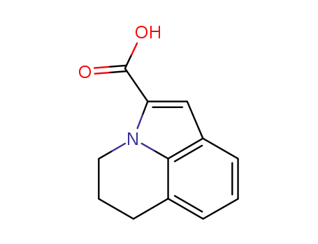 Molecular Structure of 117273-45-7 (5,6-DIHYDRO-4H-PYRROLO[3,2,1-IJ]QUINOLINE-2-CARBOXYLIC ACID)