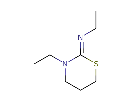 Molecular Structure of 78556-10-2 (ethyl-(3-ethyl-tetrahydro-[1,3]thiazin-2-yliden)-amine)