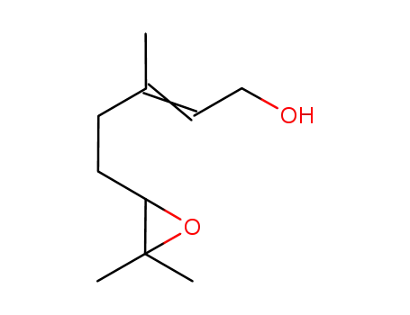 Molecular Structure of 1786-07-8 (2-Penten-1-ol, 5-(3,3-dimethyloxiranyl)-3-methyl-)