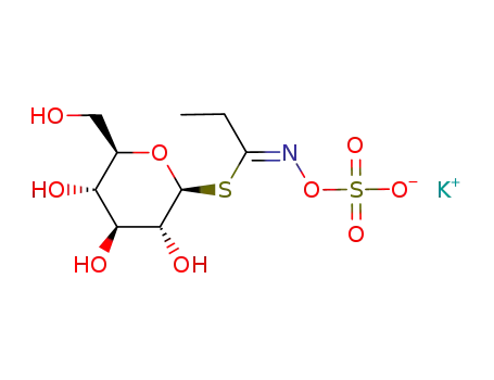 Molecular Structure of 89777-25-3 (potassium ethylglucosinolate)