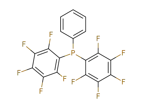 Molecular Structure of 5074-71-5 (BIS(PENTAFLUOROPHENYL)PHENYLPHOSPHINE)