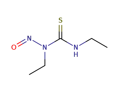 Molecular Structure of 79645-03-7 (N<sub>1</sub>,N<sub>3</sub>-diethyl-N<sub>1</sub>-nitrosothiourea)