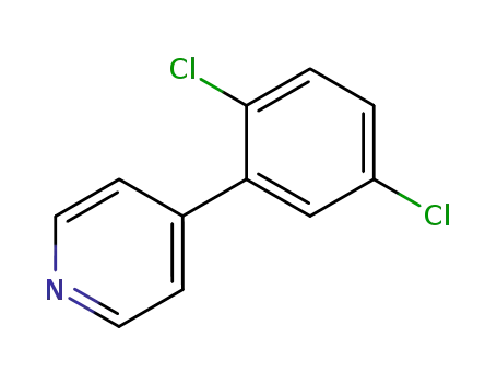 Molecular Structure of 4467-14-5 (4-(2,5-Dichloro-phenyl)-pyridine)