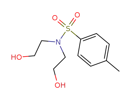 Molecular Structure of 7146-67-0 (N,N-BIS(2-HYDROXYETHYL)-P-TOLUENESULFONAMIDE)