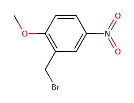 Molecular Structure of 3913-23-3 (2-METHOXY-5-NITROBENZYL BROMIDE)