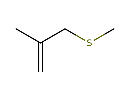 Molecular Structure of 52326-10-0 (3-(Methylthio)-2-methylpropene)