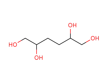 Molecular Structure of 5581-21-5 (hexane-1,2,5,6-tetrol)