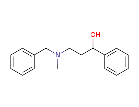 Molecular Structure of 74681-55-3 (Benzenemethanol, a-[2-[methyl(phenylmethyl)amino]ethyl]-)