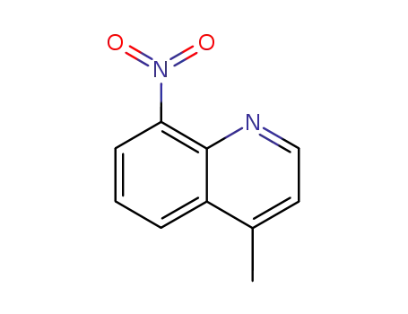 Molecular Structure of 2801-29-8 (4-METHYL-8-NITROQUINOLINE)