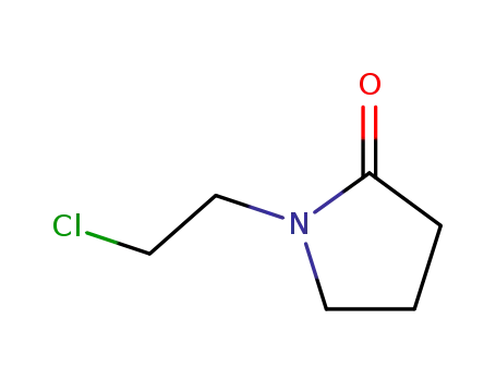 Molecular Structure of 51333-90-5 (1-(2-CHLORO-ETHYL)-PYRROLIDIN-2-ONE)