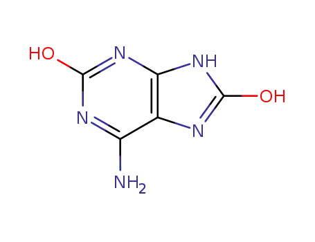 Molecular Structure of 30377-37-8 (6-amino-1H-purine-2,8(3H,7H)-dione)