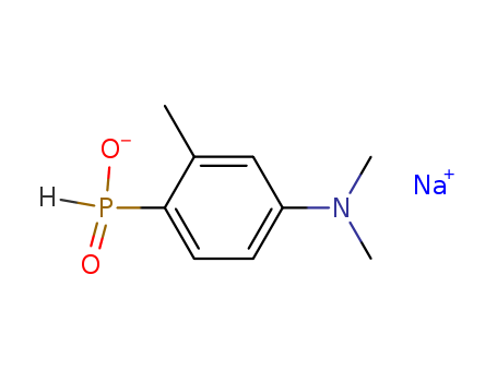 (4-Dimethylamino-o-tolyl)phosphonous acid sodium salt