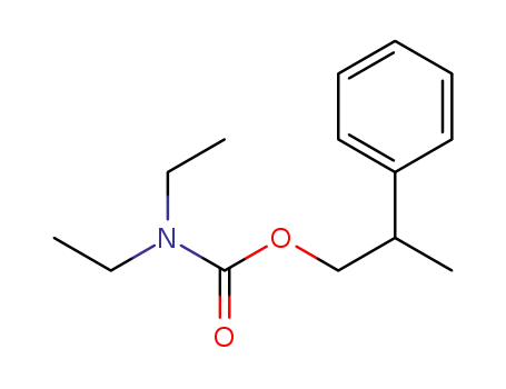 Molecular Structure of 1388181-66-5 ((+/-)-2-phenylpropyl diethylcarbamate)