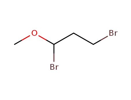 Molecular Structure of 59635-13-1 (1,3-dibromo-1-methoxypropane)