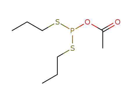 Molecular Structure of 84103-77-5 (O-acetyl S,S-dipropyl phosphorodithioite)