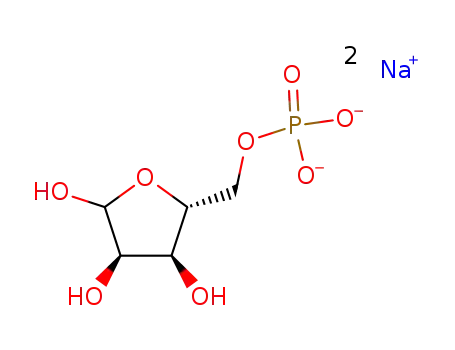 Molecular Structure of 108321-99-9 (D-RIBULOSE 5-PHOSPHATE DISODIUM SALT)