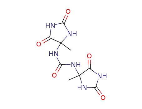 Molecular Structure of 10045-72-4 (Urea,N,N'-bis(4-methyl-2,5-dioxo-4-imidazolidinyl)-)