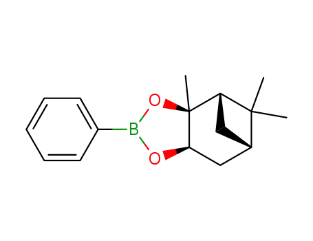 Molecular Structure of 76110-78-6 ((3aS,4S,6S,7aR)-3a,5,5-trimethyl-2-phenylhexahydro-4,6-methanobenzo[d][1,3,2]dioxaborole)