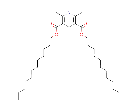 Molecular Structure of 36265-41-5 (didodecyl 1,4-dihydro-2,6-dimethylpyridine-3,5-dicarboxylate)