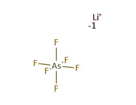 Molecular Structure of 29935-35-1 (LITHIUM HEXAFLUOROARSENATE(V))