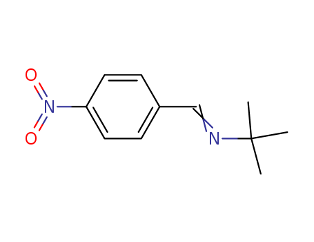 718-36-5,P-NITROBENZYLIDENE TERT-BUTYLAMINE,Ethylamine,1,1-dimethyl-N-(p-nitrobenzylidene)- (6CI,7CI,8CI); p-Nitrobenzaldehydetert-butylimine; p-Nitrobenzylidene-tert-butylamine