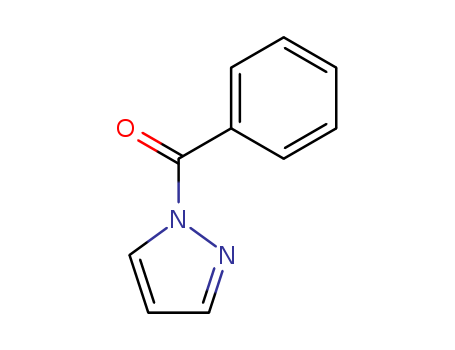Molecular Structure of 10199-66-3 (1H-Pyrazole, 1-benzoyl-)