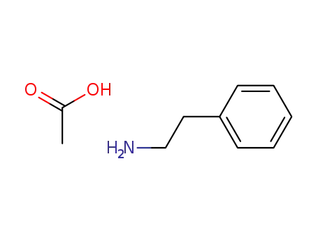 Molecular Structure of 24722-38-1 (Benzeneethanamine, acetate)