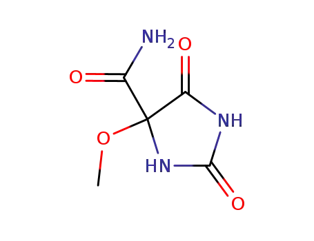 4-methoxy-2,5-dioxo-imidazolidine-4-carboxylic acid amide