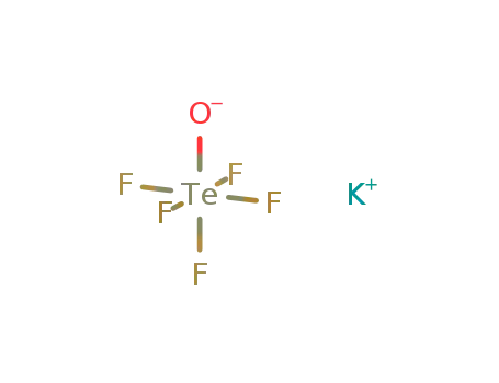 Molecular Structure of 19610-51-6 (K<sup>(1+)</sup>*TeF<sub>5</sub>O<sup>(1-)</sup>=KTeF<sub>5</sub>O)