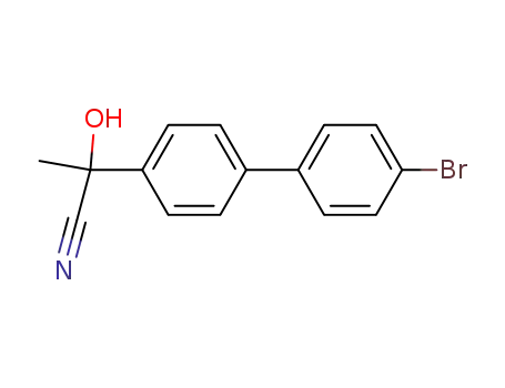 2-(4'-Bromo-biphenyl-4-yl)-2-hydroxy-propionitrile