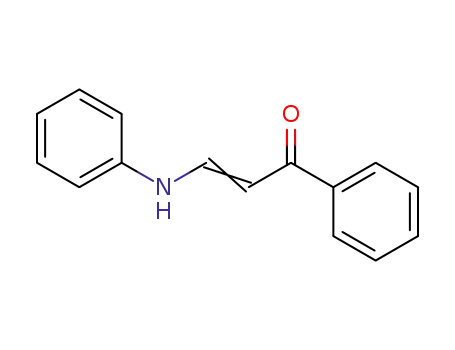 Molecular Structure of 1215-50-5 (3-Anilino-1-phenyl-2-propen-1-one)