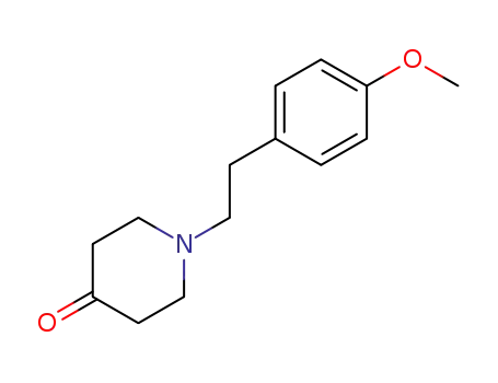 Molecular Structure of 39742-63-7 (1-[2-(4-methoxyphenyl)ethyl]-4-piperidone)
