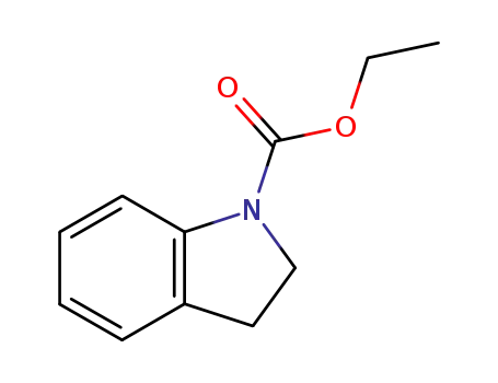 Molecular Structure of 61589-17-1 (ethyl 1-indolinecarboxylate)
