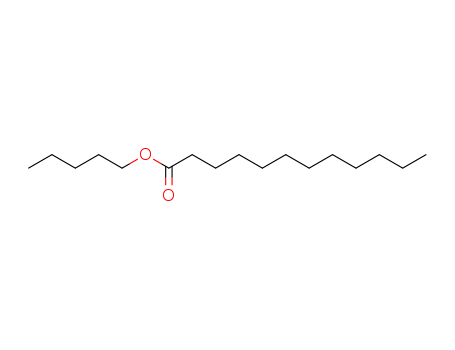 5350-03-8,LAURIC ACID N-AMYL ESTER,Lauricacid, pentyl ester (6CI,8CI); Amyl laurate; NSC 3891; Pentyl dodecanoate;Pentyl laurate; n-Amyl laurate