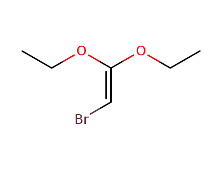 Molecular Structure of 42520-11-6 (2-Bromo-1,1-diethoxyethene)