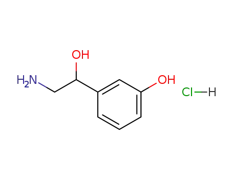 Molecular Structure of 4779-94-6 (DL-NORPHENYLEPHRINE HYDROCHLORIDE)