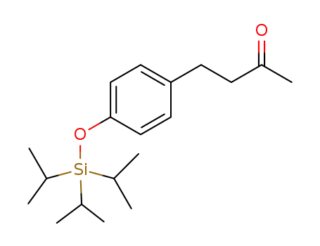Molecular Structure of 1445875-25-1 (4-(4-((triisopropylsilyl)oxy)phenyl)butan-2-one)