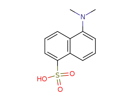 Molecular Structure of 4272-77-9 (5-(Dimethylamino)-1-naphthalenesulfonic acid)