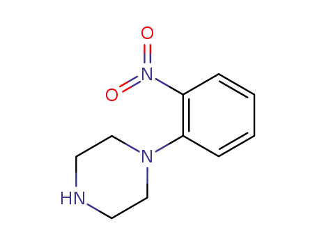 Molecular Structure of 59084-06-9 (1-(2-Nitrophenyl)piperazine)