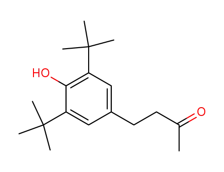 Molecular Structure of 5082-72-4 (2-Butanone, 4-[3,5-bis(1,1-dimethylethyl)-4-hydroxyphenyl]-)